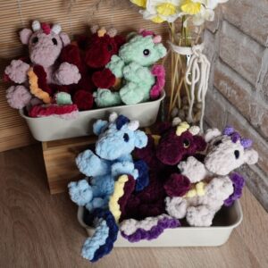 Amigurumi sárkány