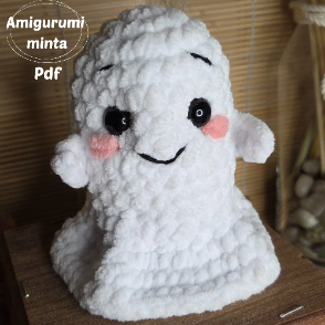 Aranyos szellem amigurumi minta