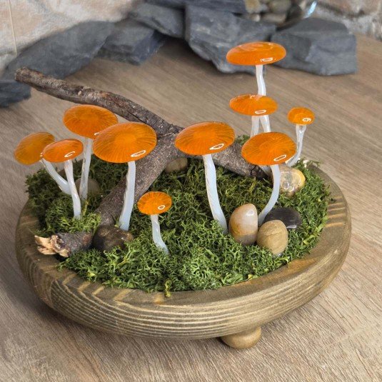 Narancs gombás hangulatlámpa - Image 4